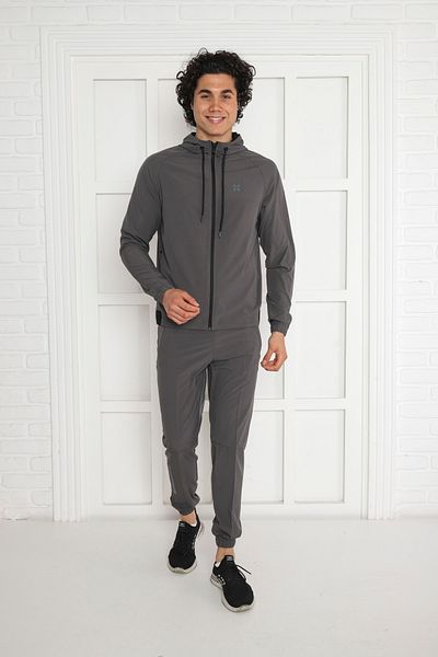 NEED LİFE Men's Sports Tracksuit Set - Thin Hooded, Breathable Fabric