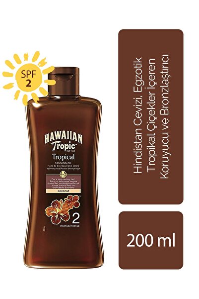 Hawaiian Tropic Hawaııan Tropıc Koruyucu Ve Bronzlaştırıcı Yağ Spf 2