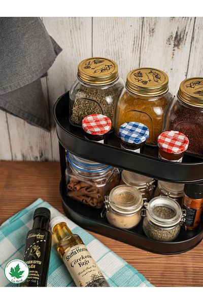 linmetal Two Tiers Baton Kitchen And Bathroom Organizer Organizer