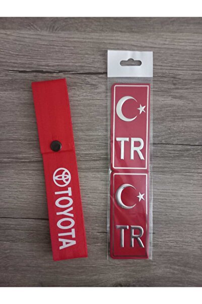 Compax Toyota Uyumlu Kırmızı Renk Yüksek Kalite Tampon Dili & Çeki Ipi ve Tr ...