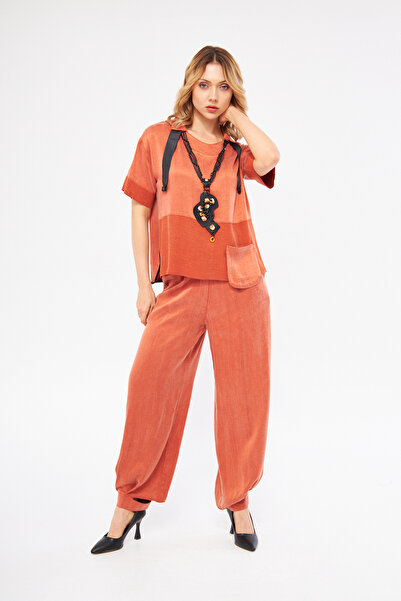 LAMANTE PAÇA DETAYLI OKALİPTÜS PANTOLON