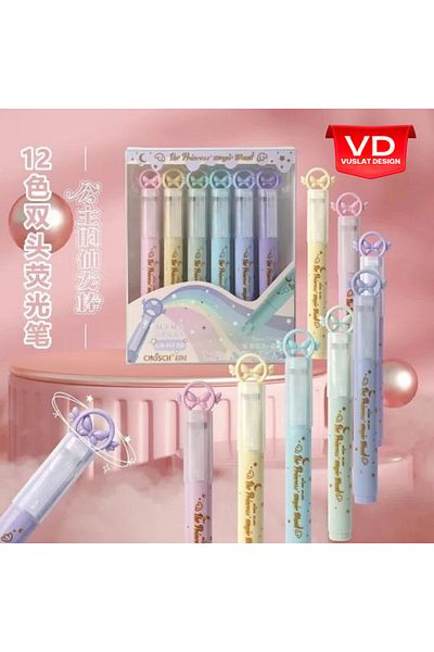 Vuslat Design Chosch Double Ended Fairy Tale Highlighter Set of 6