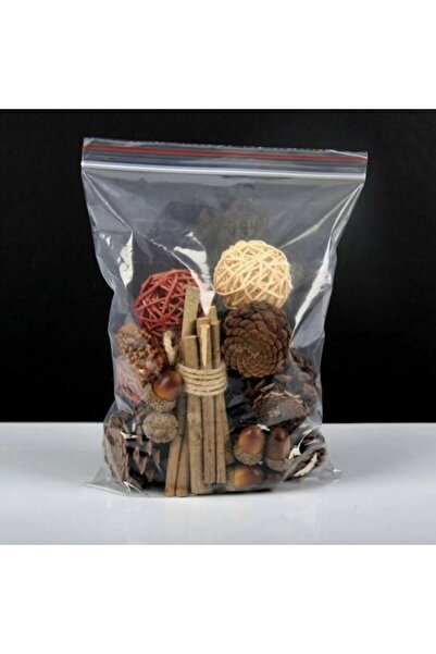 Merpak Ambalaj Kilitli Torba 13x16 Cm 100'lü Kilitli Buzdolabı Poşeti Şeffaf Kilitli Poşet Kilitli Saklama Poşeti