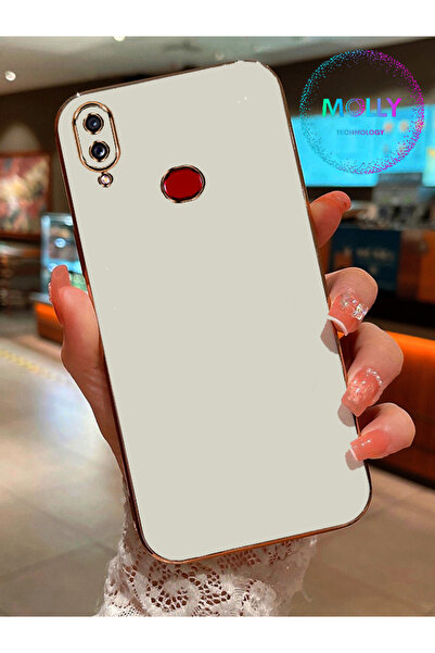 Molly Technology حافظة سيليكون فاخرة لهاتف سامسونج جالاكسي A10s مع حواف بيضاء...