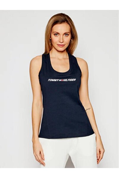 Tommy Hilfiger Top Graphic S10S100958 Blu scuro Regular Fit