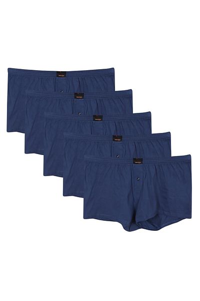 marufshop 5 Boxeri din bumbac pieptănat Redzone Indigo de mărime mare