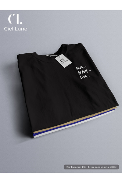 NEVERMIND Design special unisex Be Calm - Tricou supradimensionat