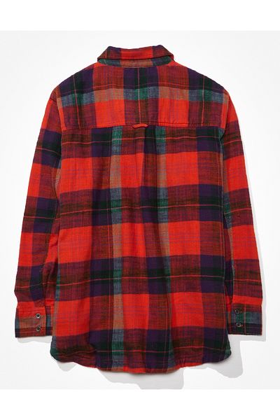AMERICAN EAGLE Red Women's / Girl's Shirt U-0359-4568