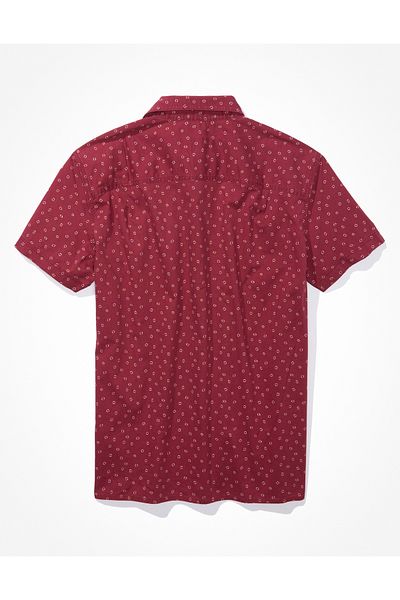 AMERICAN EAGLE Claret Red Men's Shirt U-2154-6027