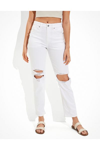 AMERICAN EAGLE White Women's / Girls' Jeans U-0436-3973