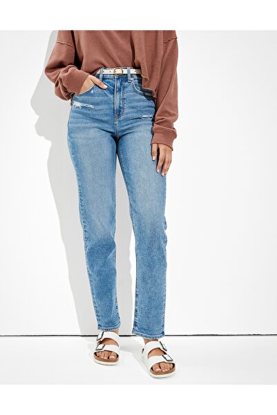 AMERICAN EAGLE جينز أزرق للنساء/الفتيات U-0436-3507