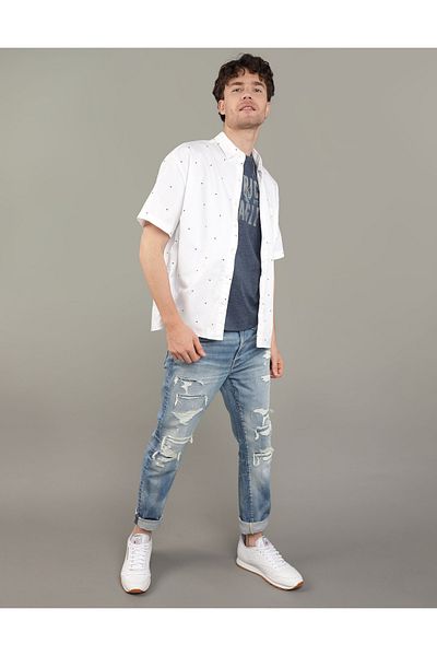 AMERICAN EAGLE Men's Yellow Shirt U-2154-6206
