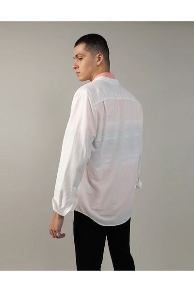 AMERICAN EAGLE White Men's Shirt U-1152-2369