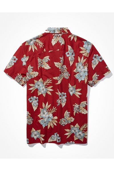 AMERICAN EAGLE Burgundy Men's Shirt U-2154-5946