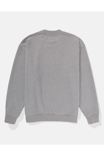 AMERICAN EAGLE Gray Men's Sweatshirt U-1517-2082