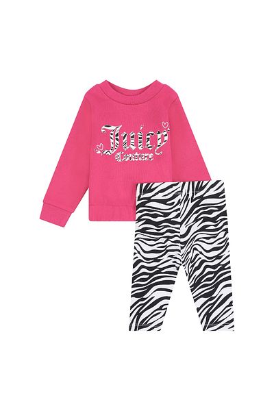 Juicy Couture طقم بناتي وردي - JBX 5659959