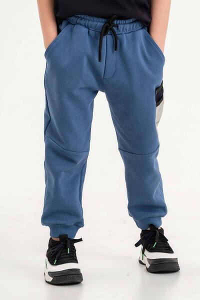 Gold Class Kidswear Φούτερ για αγόρια με διχτυωτή τσέπη ελαστική μέση και πόδι