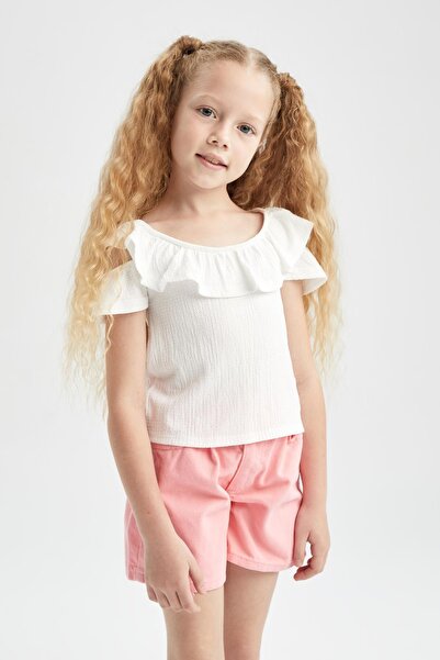 DeFacto Dívčí bavlněné kraťasy X6556a622hs