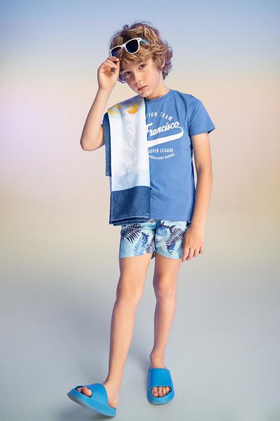 DeFacto Boy's Shark Patterned Sea Shorts Z6194a623hs