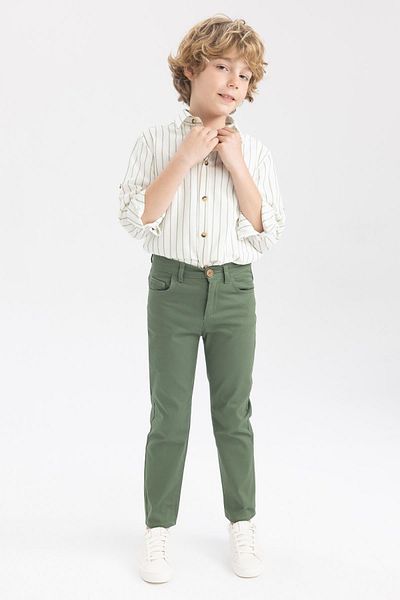 DeFacto Boy's Standard Leg Gabardine Trousers Z9666a623sm