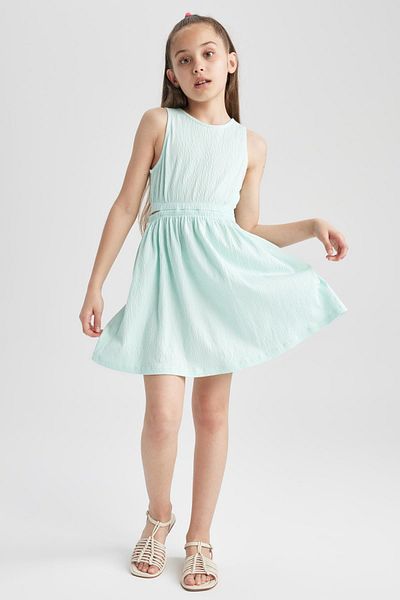 DeFacto Girl's Sleeveless Cotton Dress A0117a823hs