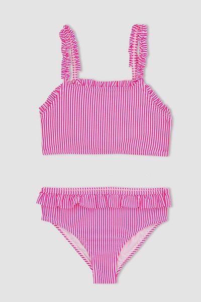 DeFacto Gestreiftes Bikini-Set für Mädchen - Z3648a623hs