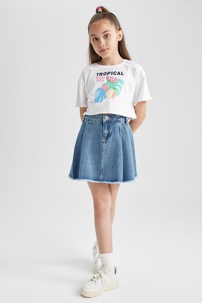 DeFacto Girl's Jean Skirt A1457a823hs