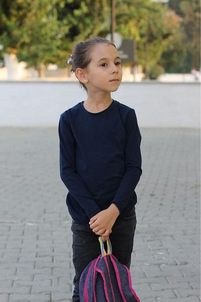 Çiggo Kids Απλό βαμβακερό μακρυμάνικο Badi