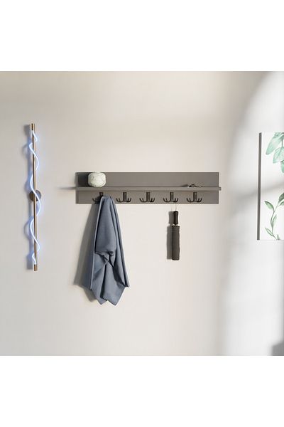 ARSUBY 80 cm Arbentedarik Coat Rack Wall Hanging Clothes Rack