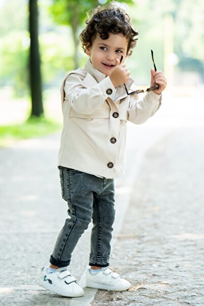 Gold Class Kidswear Hooded Pocketed Boys' Trench Coat Set