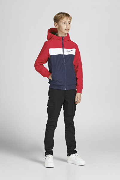 Jack & Jones Rush Color Block Children's Jacket - Hooded -12200453 - BS