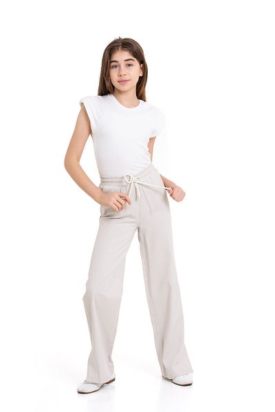 LAPINKOD Girl - Elastic Waist Trousers
