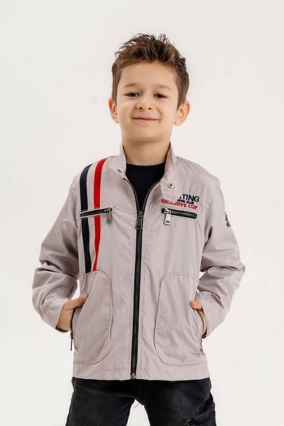 Gold Class Kidswear Αδιάβροχο μπουφάν για αγόρι με διπλή τσέπη με φερμουάρ