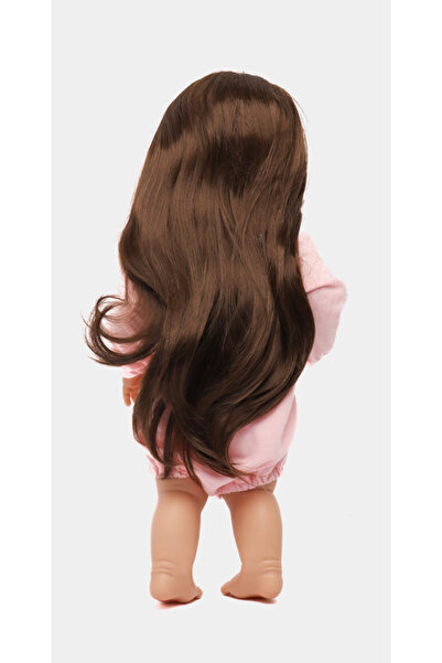 Happy Toys Gerçekçi yeni doğmuş emaye bebek 55cm simüle bebek kız bebek için elbiseli yumuşak silikon bebek