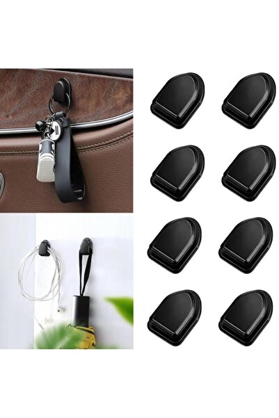 optana 10 Adet Çok Amaçlı Askı Yapışkanlı Fonksiyonlu Mini Askı Tutacak