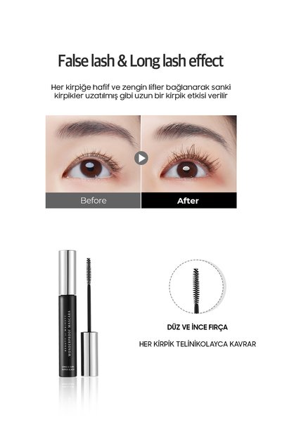 B.O.M Wonderproof Mascara Long&Curl 01 Super Black