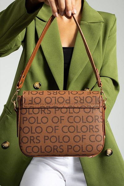 Çanta Trend Чанта POLO OF COLORS с 2 презрамки и капак
