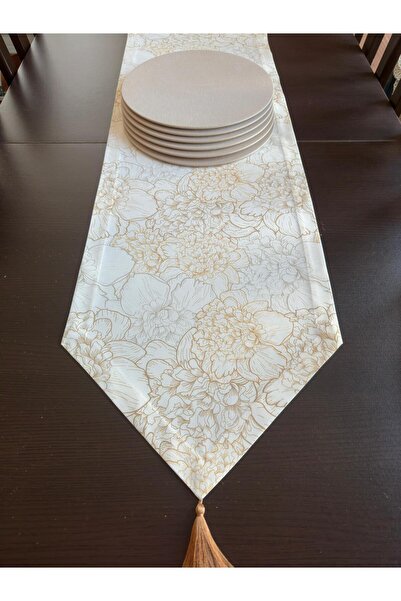 hülyaca tasarım Yemek & Mutfak Masası Runner + 6 Adet Supla Takımı