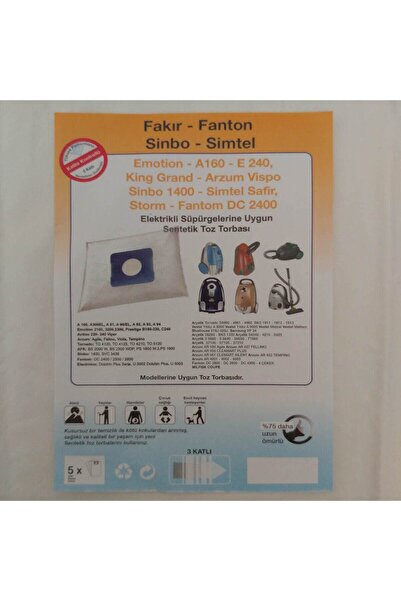 KİVREM Fanton Emotion Vreća za prašinu - FAKIR