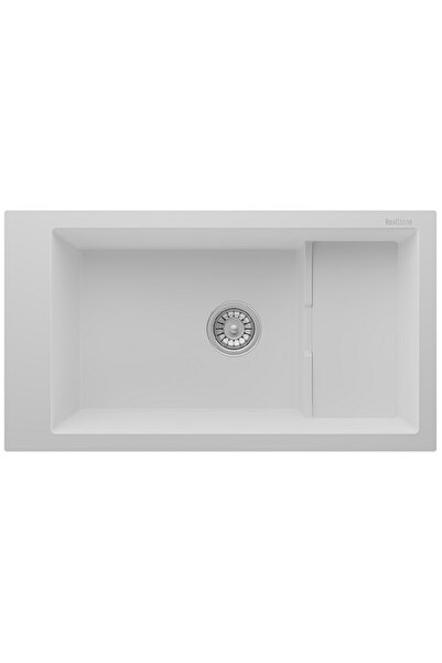 RealStone GRANİT EVİYE P023 KNİDOS BEYAZ (82,5 X 46)
