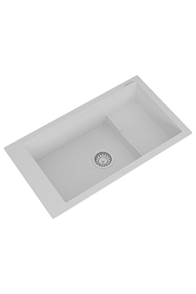RealStone GRANİT EVİYE P023 KNİDOS BEYAZ (82,5 X 46)