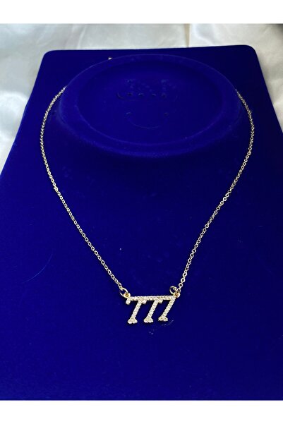 Chavel Accessories Lucky Necklace with Number 777 Angels