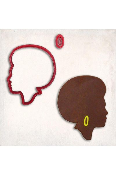 Butedo African Girl Head-1 Detail Cookie Mold Set of 2