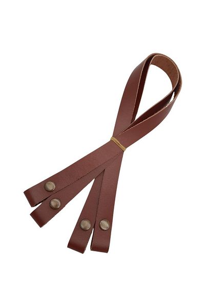 angel çanta aksesuar Bag Accessory Leather Snap Bag Handle Red Brown Color Antique Metal