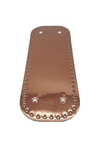 angel çanta aksesuar Angel Bag Accessory Shiny Patent Leather 32x12 cm Rectangular Bag Base Copper Color Silver Metal