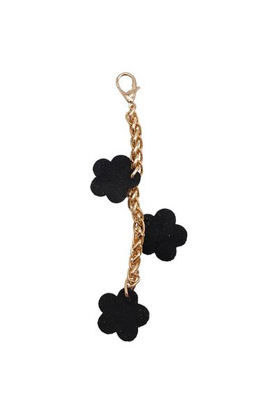 angel çanta aksesuar Accesoriu Geanta Angel Ornament Floare Piele Artificiala Ornament Pendul Cioc Culoare Neagra Aur Deschis Cu Lant