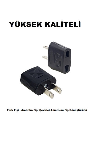 nelerbulurum Yüksek kalite Türk Fişi - Amerika Fişi Çevirici Amerikan Fiş Dönüştürücü Seyahat Adaptörü