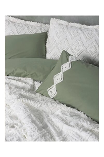 ŞENER HOME Cottonbox Limi Çift Kişilik Yatak Örtülü Nevresim Takımı Luke Krem