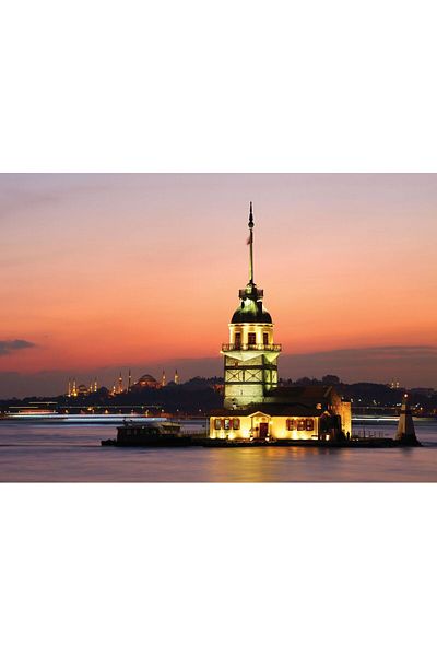 Ks Games 1000 Piece Girl Tower and Sunset Puzzle