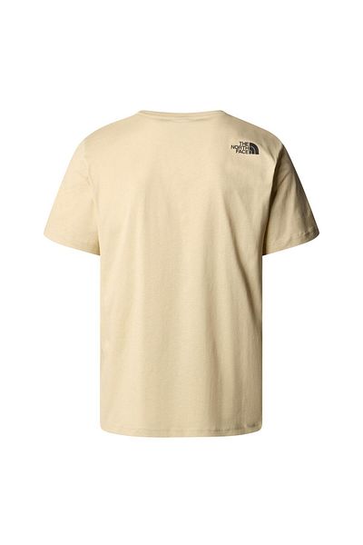 THE NORTH FACE M S/S FINE TEE Men's T-Shirt NF0A87ND3X41 Beige-XL